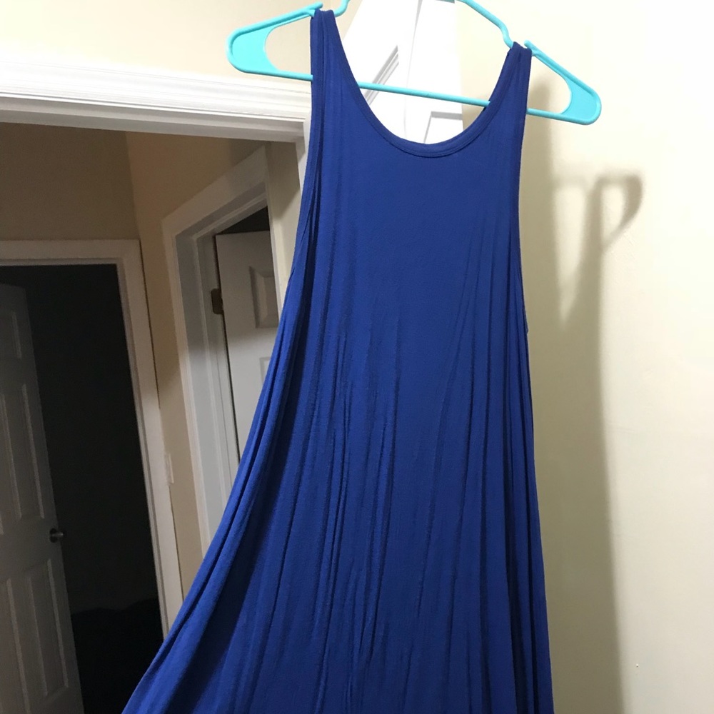 Blue dress